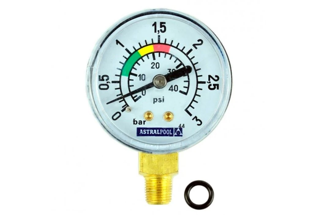 AstralPool Cantabric Top Mount Manometer 0-3 Bar 3 AstralPool Cantabric Top Mount Manometer 0-3 Bar