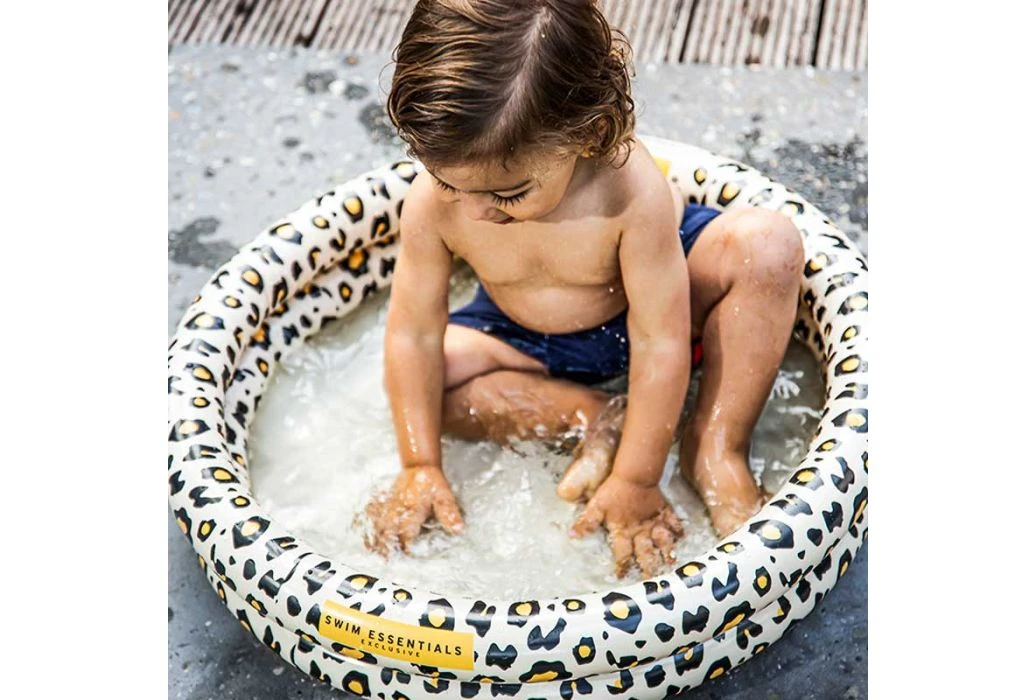 Swim Essentials Baby Zwembad Ø60 Cm | Beige Panterprint 5 Swim Essentials Baby Zwembad Ø60 Cm | Beige Panterprint - Afbeelding 3