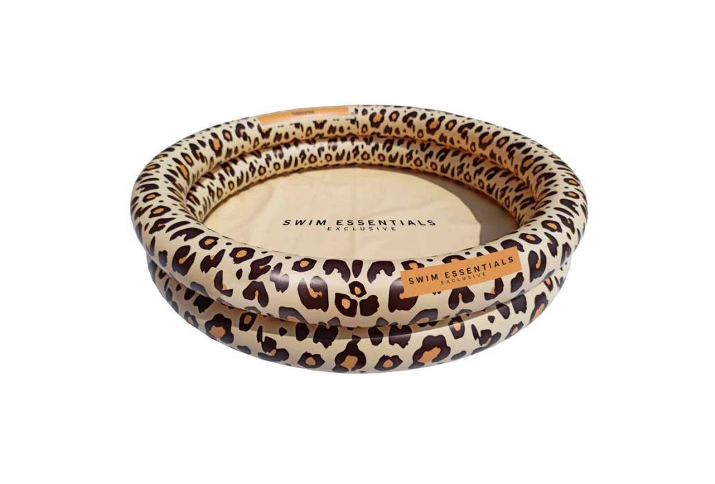 Swim Essentials Baby Zwembad Ø60 Cm | Beige Panterprint 3 Swim Essentials Baby Zwembad Ø60 Cm | Beige Panterprint
