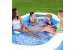 Bestway Splashview Opblaasbaar Zwembad | 270 X 198 X 51 Cm -Zwembad Verkoop bestway familiebad plusvorm splashview 270 mensen