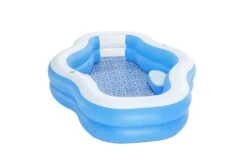 Bestway Splashview Opblaasbaar Zwembad | 270 X 198 X 51 Cm -Zwembad Verkoop bestway familiebad plusvorm splashview 270 rechtsom