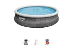 Bestway Fast Set Rotan Zwembad | Ø 457 X 107 Cm -Zwembad Verkoop bestway fast set rotan accesoires