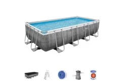 Bestway Power Steel Rotan Zwembad | 488 X 244 X 122 Cm -Zwembad Verkoop bestway power steel rotan 488 244 122 accessoires