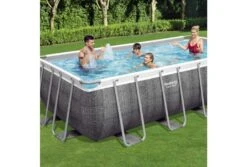 Bestway Power Steel Rotan Zwembad | 488 X 244 X 122 Cm -Zwembad Verkoop bestway power steel rotan 488 244 122 mensen