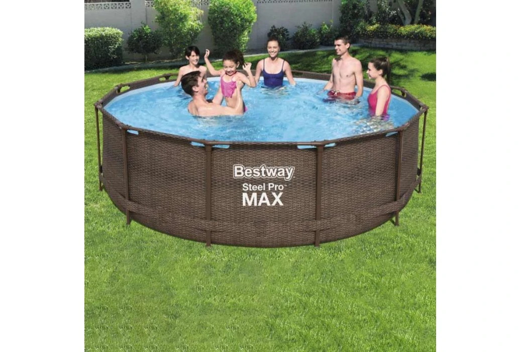 Bestway Steel Pro Max Rotan Zwembad | Ø 366 X 100 Cm 5 Bestway Steel Pro Max Rotan Zwembad | Ø 366 X 100 Cm - Afbeelding 3