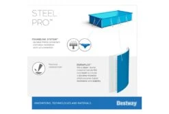 Bestway Steel Pro Zwembad | 400 X 211 X 81 Cm -Zwembad Verkoop bestway steel pro zwembad 400 x 211 x 81 cm materiaal
