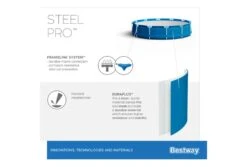 Bestway Steel Pro Zwembad | Ø 366 X 76 Cm -Zwembad Verkoop bestway steel pro zwembad 366 x 76 cm materiaal
