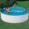 Summer Fun Basic Metalen Zwembad Grijs | Ø 350 X 90 Cm -Zwembad Verkoop budget pool summer fun wit 1