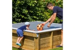 BWT Houten Kinderzwembad | 200 X 200 X 64 Cm -Zwembad Verkoop bwt houten kinderzwembad zeil 4