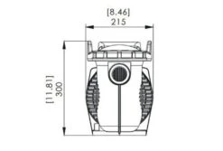 Emaux Variabele Zwembadpomp | SPV150 -Zwembad Verkoop emaux spv150 afmetingen 1