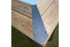 GRE Gré Houten Zwembad Normandië | Ø 400 X 119 Cm -Zwembad Verkoop gr houten zwembad normandi hoek 2 2