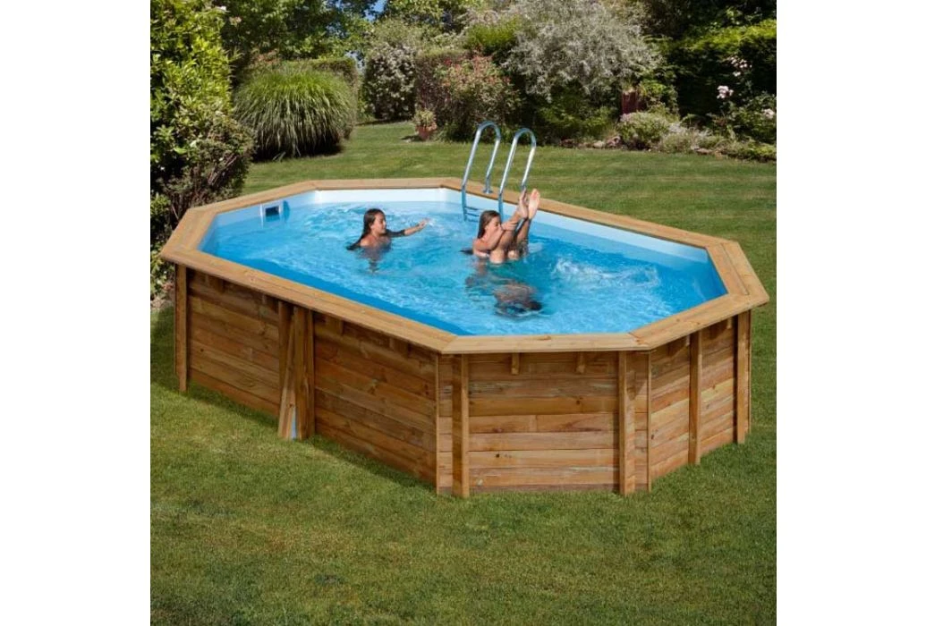 GRE Gré Houten Zwembad Normandië | 535 X 335 X 117 Cm 4 GRE Gré Houten Zwembad Normandië | 535 X 335 X 117 Cm - Afbeelding 2