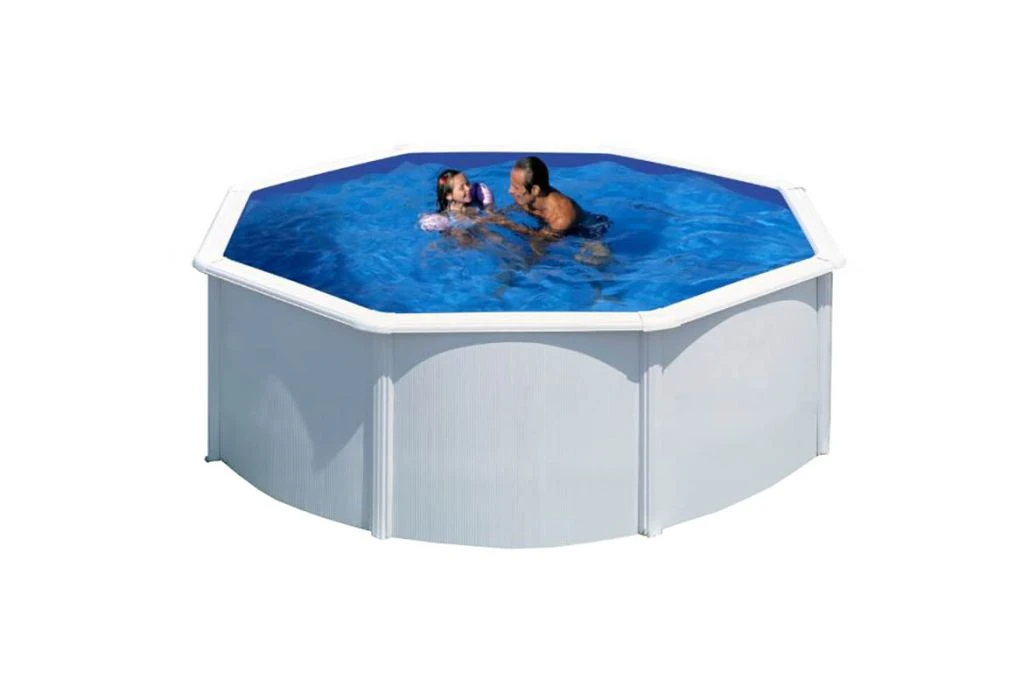 GRE Gré Stalenwand Zwembad Fidji | Ø350 X 120cm 3 GRE Gré Stalenwand Zwembad Fidji | Ø350 X 120cm