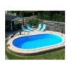 Happy Pool Metalen Zwembad | 1228 X 600 X 150cm -Zwembad Verkoop happy pool ovaal zwembad 1