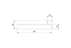 BWT Hung-ophanging PVC | 90 Mm, Lengte 2 Meter 7 BWT Hung-ophanging PVC | 90 Mm, Lengte 2 Meter -Zwembad Verkoop hungprofiel 3