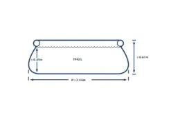 Intex Easy Set Zwembad | 244 X 61 Cm -Zwembad Verkoop intex easy set zwembad 244 x 61 cm afmetingen