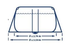 Intex Prism Frame Zwembad | 503 X 274 X 122cm Complete Set -Zwembad Verkoop intex prism frame zwembad 503 x 274 x 122cm breedte