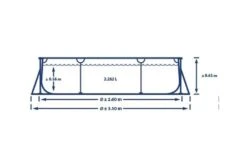 Intex Zwembad Metal Frame | 260 X 160 X 65cm -Zwembad Verkoop intex zwembad metal frame 260 x 165 x 65cm lengte
