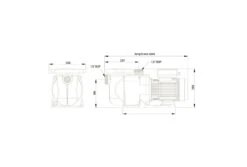 Pentair SuperFlo SFL-071 | 230V 7 Pentair SuperFlo SFL-071 | 230V -Zwembad Verkoop pentair superflo technische tekening 3