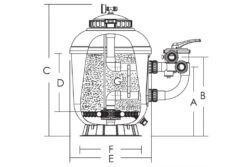 Emaux Zandfilter SMG 650 | 16 M³/u -Zwembad Verkoop smg foto 1