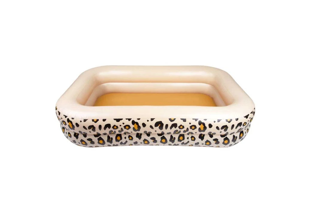 Swim Essentials Rechthoekig Zwembad | Beige Panterprint 3 Swim Essentials Rechthoekig Zwembad | Beige Panterprint