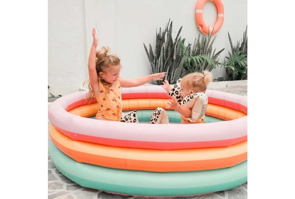 Swim Essentials Zwembad Ø150 Cm | Regenboog 4 Swim Essentials Zwembad Ø150 Cm | Regenboog - Afbeelding 2