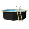 Trend Pool Houten Zwembad Antraciet | Ø 400 X 124 Cm 1 Trend Pool Houten Zwembad Antraciet | Ø 400 X 124 Cm -Zwembad Verkoop trend pool houten zwembad antraciet 400 x 124 cm afmetingen 1