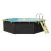 Trend Pool Houten Zwembad Antraciet | Ø 470 X 124 Cm -Zwembad Verkoop trend pool houten zwembad antraciet 470 x 124 cm 1