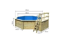Trend Pool Houten Zwembadterras Voor Ø 470 Cm -Zwembad Verkoop trendpool houten zwembad terras voor 470 cm afmetingen