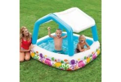 Intex Opblaaszwembad Met Zonnedak | Vissen -Zwembad Verkoop zwembad zonnedak buiten